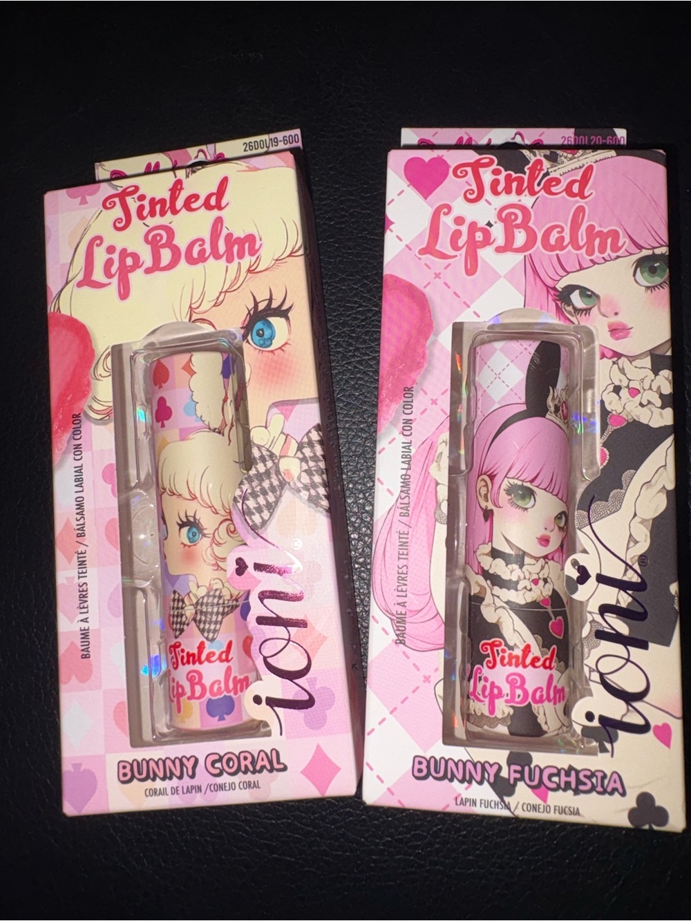 Tinted Lip Balm Duo — Bunny Coral & Bunny Fuchsia